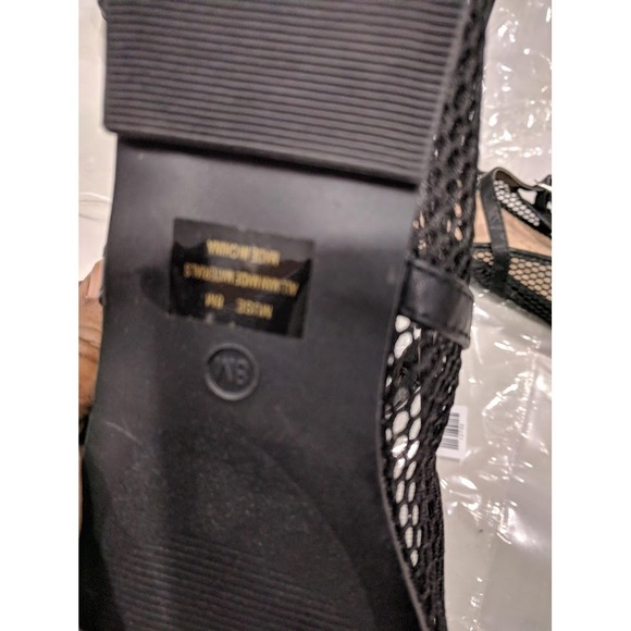 Sincerely Jules Fishnet Mesh Ballet Flats Mary Jane - Picture 3 of 3